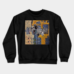 Basquiat Inspired Art Crewneck Sweatshirt